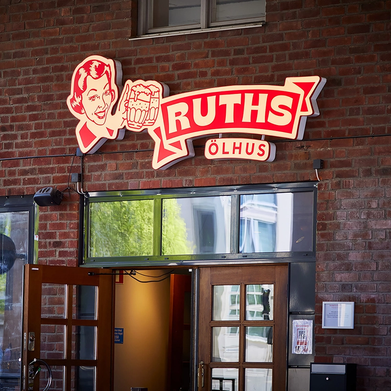 led skyltar - restaurang