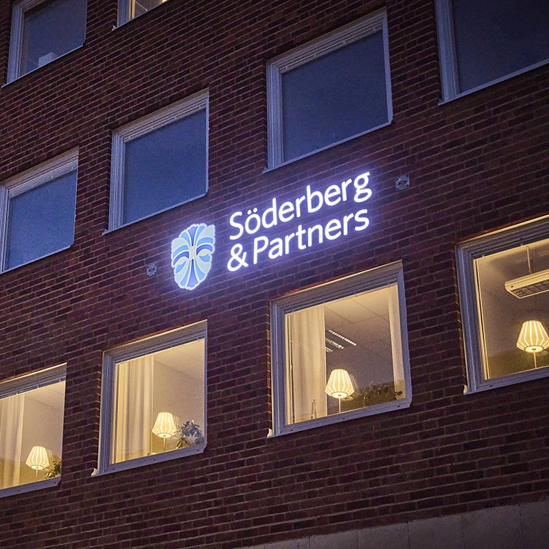 led skyltar - söderbeg och partners